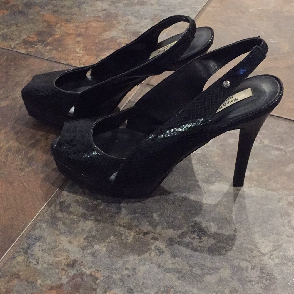 Black heels